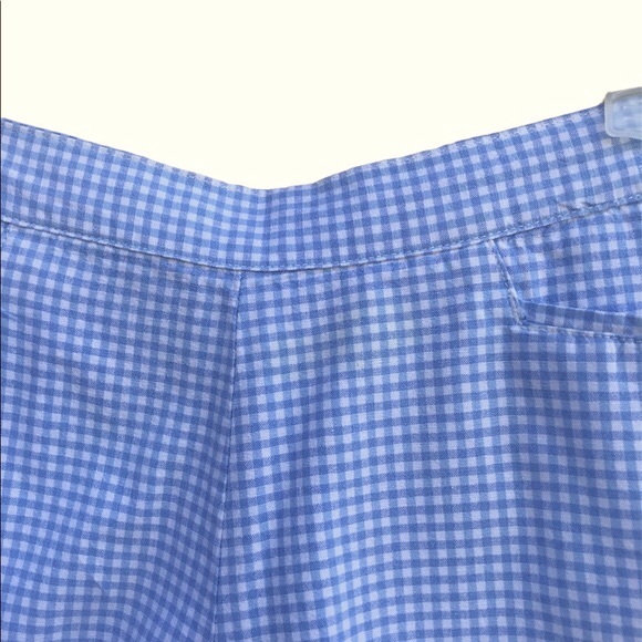 Gingham Light Blue and White Shorts! - Picture 3 of 3